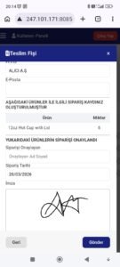 web tabanlı barkod sistemi